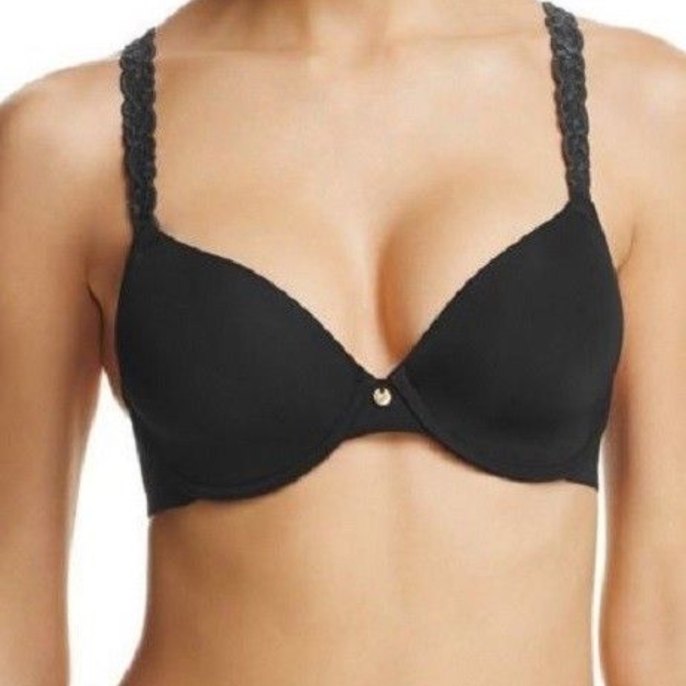 NATORI Underwire Bra  Black - Size 32DDD Comfort and Beauty!